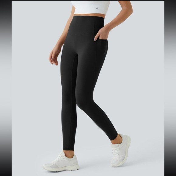 NWT Halara SoftlyZero™ High Waisted Pockets activewear Leggings black xl - Picture 1 of 5